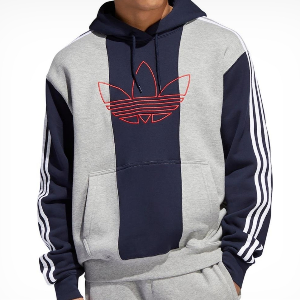 Adidas Off Court Trefoil Color Block Sweater S